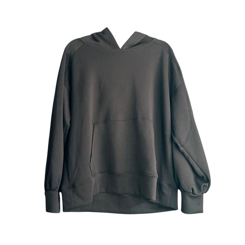 Dear Scarlett Black Hoodie Relaxed Fit Sweatshirt